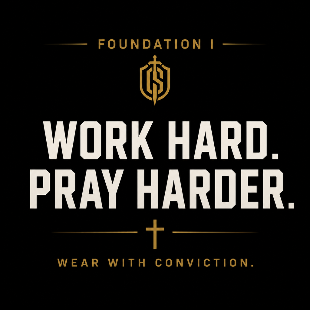 I - WORK HARD. PRAY HARDER.